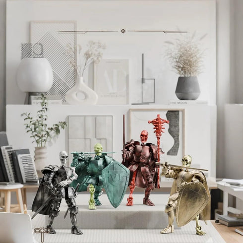 Osmanthus bloom T13 Set,Skeleton Figures,Dummy 13,Lucky 13 Action Figure Knight Action Figures,Knight Action