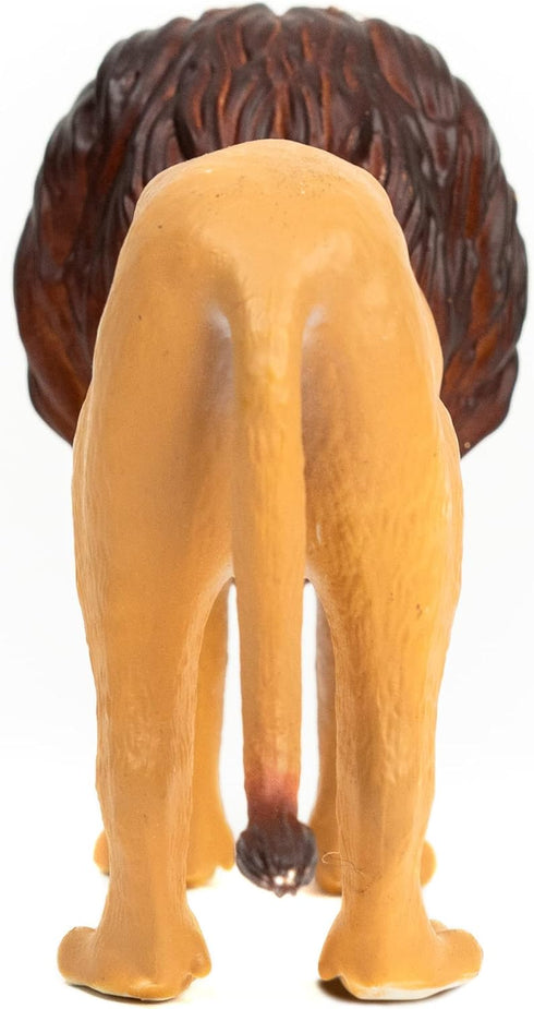 Randimals Lion Figurine Toy - 5” Premium Hard Rubber Animal Action Figure for Adventure & Imagination