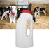 Jiawu 4L Calf Bottle, Calf Milk Feeding Bottle Nursing Bottle Calf Milk Feeder Bottle Farm Equipment with Handle
