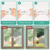 HonesaLoc 4 Packs U-Shaped Sliding Cabinet Locks, Adjustable Child Safety Lock for Kitchen Doors and Home Drawers,