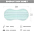 decor gift 4 Pack 22x11in Cotton Newborns Burp Cloths Soft Touch Blue-Green Stripes Baby Cloth for Babies Girls