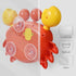 Deejoy Crab Bubble Bath Maker, Blows Bubbles and Plays 12 Children’s Songs, Bath Bubble Machine for Kids (Red)