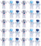 30 Pcs 3D Mini Erasers - Cute Novelty Bulk Puzzle Pencil Erasers for Party Favors