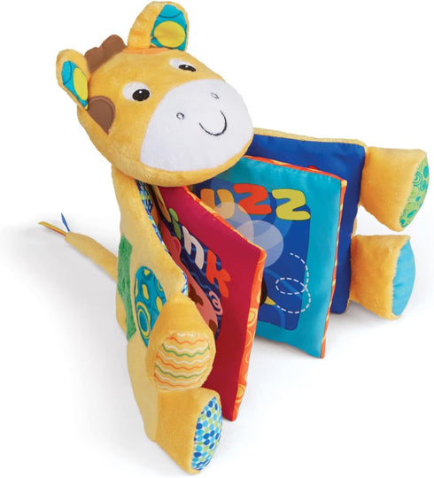 Kidoozie Farm Friends Crinkle Book Toy, Fun Educational Toy for Ages 3-18 Months, Machine Washable for Sensory