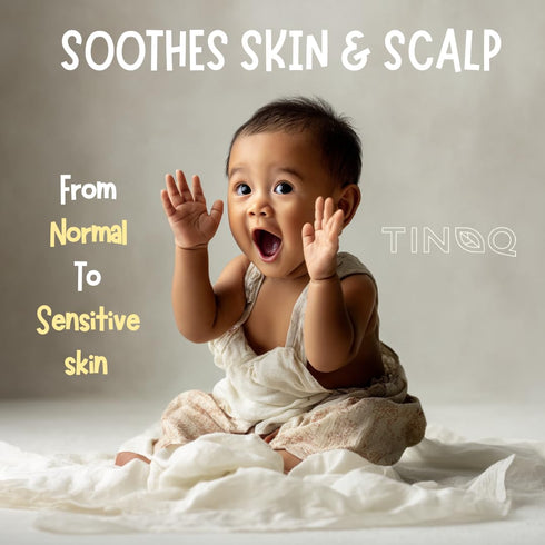 3 Hypoallergenic Baby Soap Bar | Gentle Cleansing Baby Body Wash Bar for Sensitive Skin | Chamomile & Green Tea | Made