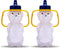 TalkTools Honey Bear Straw Cup with Handle, 7oz Soft Straw Trainer for