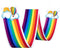 Blulu 1 Pc Rainbow Ceiling Decorations, Hanging Bunting for Birthday Party, Classroom, Daycare, Nursery School