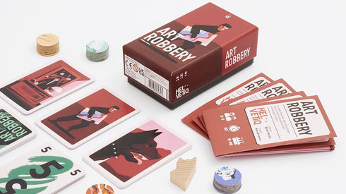 Art Robbery Card Game - Strategic Heists and Cunning Thieves Family Game for Kids and Adults