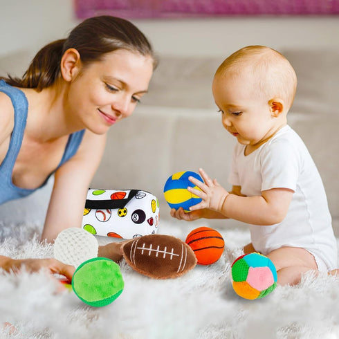beetoy Sensory Sports Balls for Infant Toddlers, Baby Toys for Sensory Development, Early Education Toys (6-12 Months)
