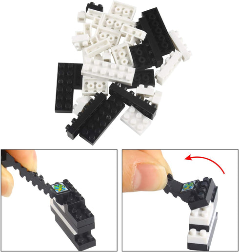 Larcele Micro Dog Building Blocks Set, 950 Pieces KLJM-02 (Border Collie) Mini Building Toy Bricks Kit