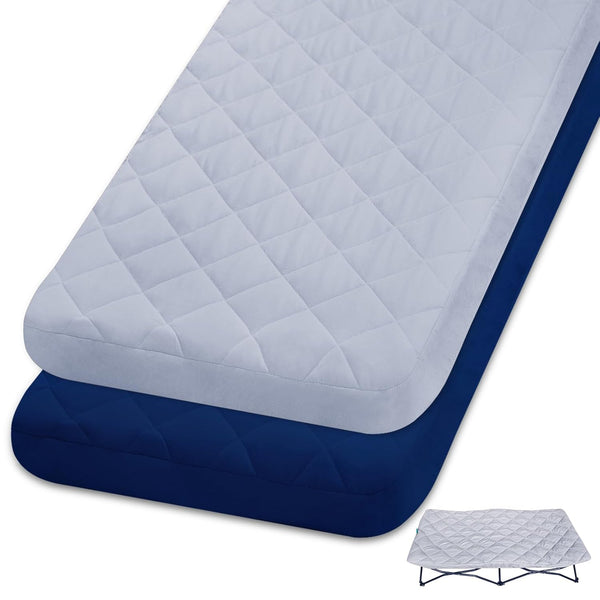 2 Pack Sheet for Regalo My Cot Portable Toddler Bed, Joovy Travel