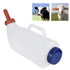 4L Calf Milk Bottle with Handle - Detachable Nipple Feeding Equipment for Livestock