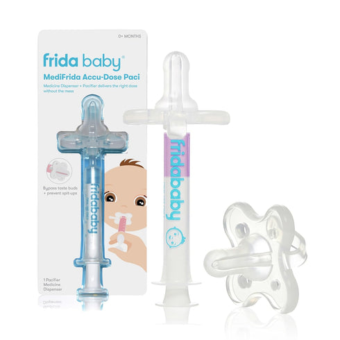 Frida Baby Medicine Pacifier Syringe, Accu-Dose Paci, Medi Frida Dispenser for Mess