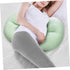 DECORNIJIA U-Shaped Pillow for Pregnant Women Ergonomic Lumbar Support Waist Waist Pad Comfortable Sleep Portable