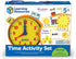 Learning Resources Time Activity Set - 41 Pieces, Montessori Clock for Teaching Time, Ages 5+