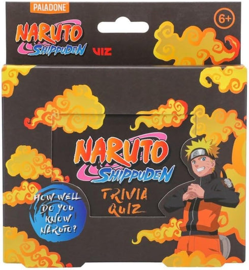 Paladone Naruto Trivia Quiz | Collectible Card Game for Anime Fans with 100 Questions