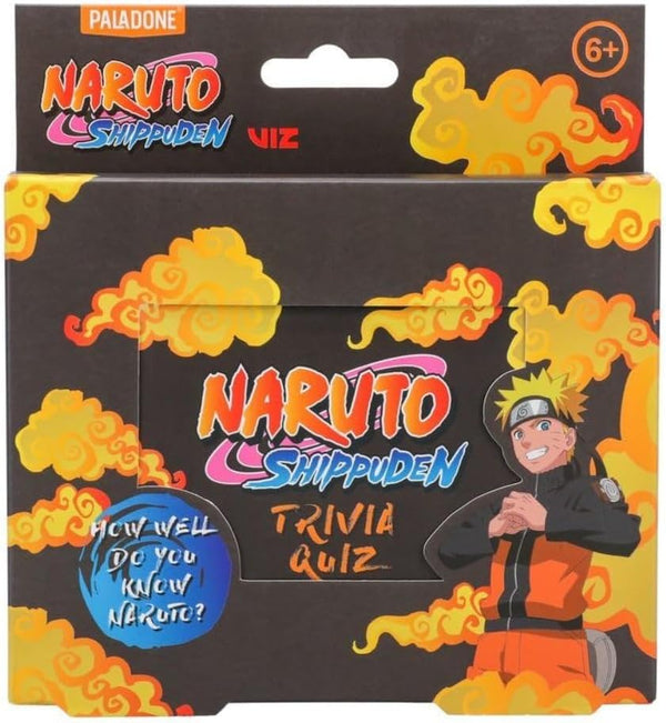 Paladone Naruto Trivia Quiz | Collectible Card Game for Anime Fans with 100 Questions