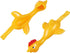 Sumind 16 Pcs Finger Slingshot Rubber Chicken, Yellow Flying Chicken Novelty Party Activity Favor
