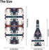 Western Aztec Newborn Baby Swaddle Blanket, Native Southwest Sleep Sack Wrap with Beanie Hat Sets for Infant Boy Girl