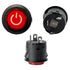 2pcs WEELYE 6V 12V Bumper Cars Push Button Red Circle Power Start Switch for Kids Electric Ride-On Car Parts