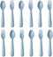 12 Pcs Plastic Toddler Utensils Set, 6 Kids Forks and 6 Kids Spoons, BPA Free/Dishwasher Safe Brightly Colored Cutlery