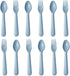 12 Pcs Plastic Toddler Utensils Set, 6 Kids Forks and 6 Kids Spoons, BPA Free/Dishwasher Safe Brightly Colored Cutlery