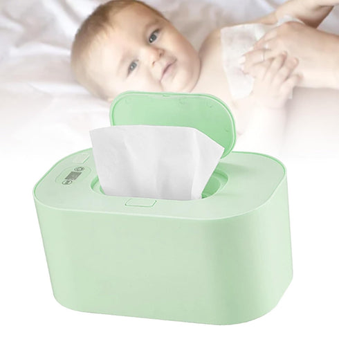 NOENNULL Baby Wipe Warmer Portable USB Temperature Control Versatile Baby Wet Wipe Warmer Dispenser for Home Outdoor