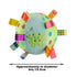 Inchant Baby Balls Soft Plush Rattle Comforter Toy for Kids, Infant Early Educational Plush Tag Baby Ball