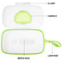 DOITOOL Portable Baby Wipes Box Green Refillable Travel Dispenser for Diaper Bag Stroller Hanging Outdoor Use Moisture