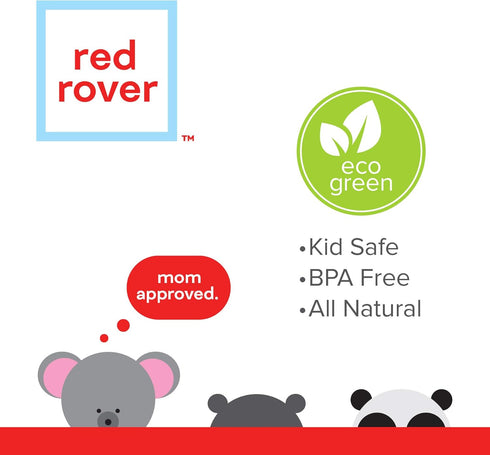 Red Rover Bamboo Kid's Cups Set of 4, Multicolor Bamboo Cups