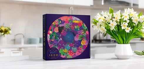 1000 1000 26.5 inches Elena Essex Round Puzzles for Adults Pieces - Starlight Scuba | Piece Puzzles for Adults | Jigsaw