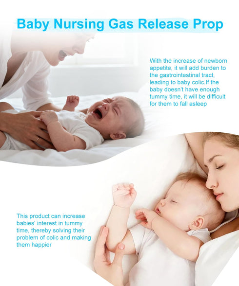 Tummy Nursing Reflux Prop for Infant,Baby Colic & Gas Relief,Memory Foam Nursery Support for Newborns Washable