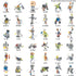 HEXBUG JUNKBOTS Industrial Dumpster Assortment Kit, Surprise Toys with 50+ Pieces of Action Construction Figures for