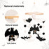 Bat Baby Mobile, Gothic Mobile for Crib, Halloween Crib Mobile for Boys and Girls, Gothic Nursery Mobile for Bassinet