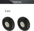 Fielect 2.25 inch RC Model Airplane Super Light Sponge Tire and Wheel Sets, 2 Pcs
