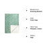 Set Sage Minky Toddler Blanket and Nursing Pillow Cover