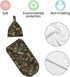 Nanyizly Set 0-6m Camouflage Leaves Newborns Beanie Swaddle Blanket Baby Receiving Blankets for Infant Boy Girl Swaddle