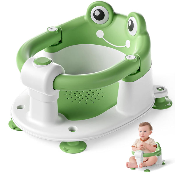wiqins Baby Bath Seat for Babies 6 Months & up Non-Slip Toddler Bath