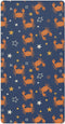Jynexis Crabs Stars Blue Pattern Baby Crib Sheets, Cotton Fitted Crib Sheet, Soft
