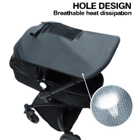 Universal Sun Shade for Strollers - Sun Protection Shade Cover Baby Stroller (UPF50+)