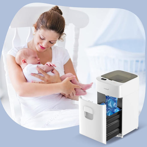 540 Count, 12 6.7"x10.8") Aroma Room Diaper Pail Refills bag, Leak & Odors Proof Diaper Trash Bags for Newborn Diapers