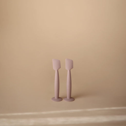 Soft Silicone Diaper Cream Applicator with Suction Base - Soft Lilac