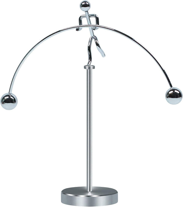 Steel Balance Toy, Kinetic Art Balancing Tumbler Toy for Home Office Decor Desk Toy PH08