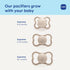 0-6 Pack 2, MAM Supreme Baby Pacifier, Newborns Months, Developed with Orthodontists, Extra Air Flow for Sensitive