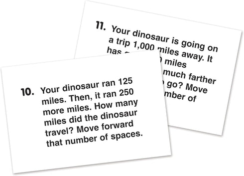 Counting Learning Resources Dino Math Tracks Game Math Manipulatives, Montessori Board Game, Addition and Subtraction