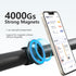 Lusinus Magnetic Stroller Phone Holder Compatible with MagSafe, One-Hand Adjustable Strap Mount for YOYO and UPPAbaby