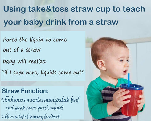 Mini Short Pinch Test Passed 5.5" Replacement Reusable Silicone Small Straws for Toddlers & Kids, Safe Fun for Baby