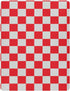 Pigsaly 27x39 Inch Crib Sheets Red Gray Checkered Baby Sheet for Standard Crib Mattress Boys Girls Toddler Bed Sheets