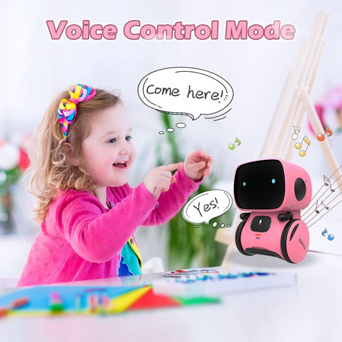 3-5, KaeKid Robots for Girls Interactive Smart Robotic with Touch Sensor, Voice Control, Speech Recognition, Singing