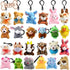 24PCS Mini Animal Plush Toys Party Favors - Small Mini Plush Stuffed Animals for Kids Birthday